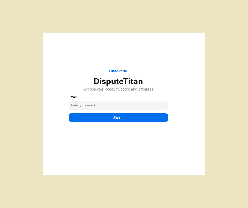 Client Portal